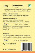 Load image into Gallery viewer, MokkaFarms Authentic Coorg Farmers&#39; Honey | AGMARK Certified Standard Honey | Farmers&#39; Cooperative Society Honey | Kodagu, Karnataka, India |