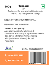 Load image into Gallery viewer, SilverMokka Kodagu CTC Premium Pepper Tea 100g