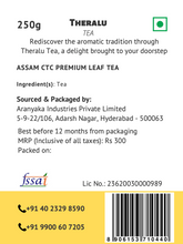 Load image into Gallery viewer, MokkaFarms Original Assam Tea | Single Origin Tea | Assam Leaf Tea | Strong, Aromatic, Flavorful | CTC Premium Leaf Tea 250g
