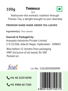 Premium Hand made Green Tea leaves from Assam, that are made to pamper your senses